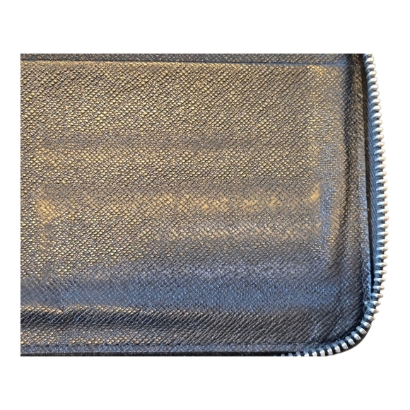 Louis Vuitton Black Gray Graphite Damier Zippy Large Organizer Wallet - Picture 13 of 14